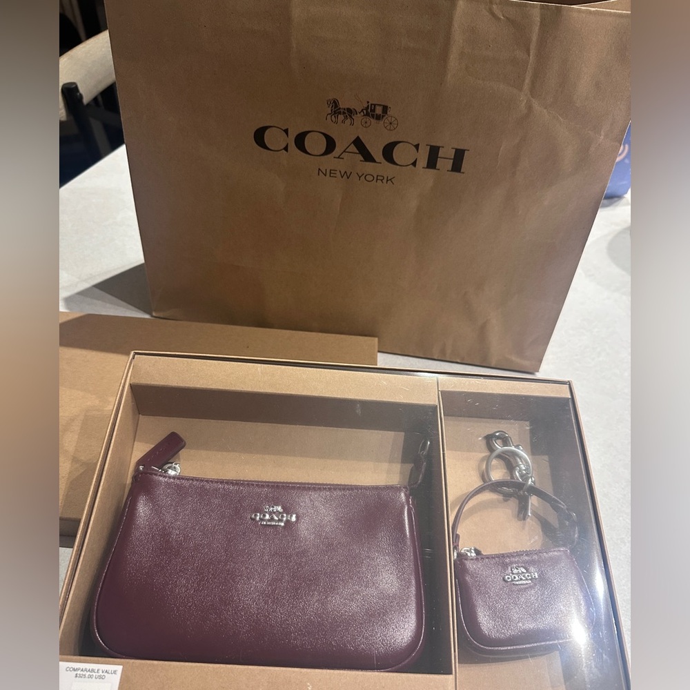 Coach Nolita 19 Bag and bag charm gift set